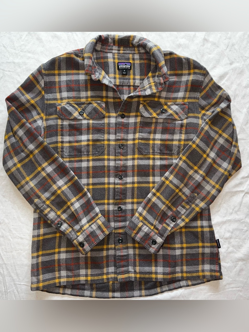 patagonia flannel button down plaid gorpcore coastal grandfather campcore